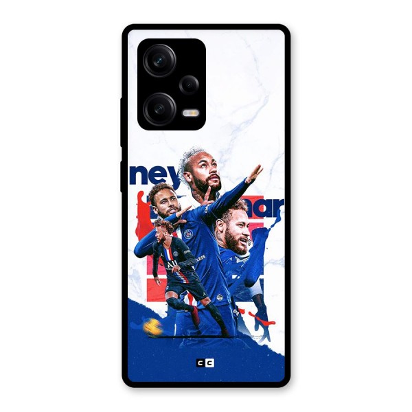Tropical Sensation Glass Back Case for Redmi Note 12 Pro