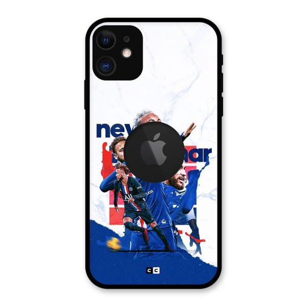 Tropical Sensation Glass Back Case for iPhone 11 Logo Cut