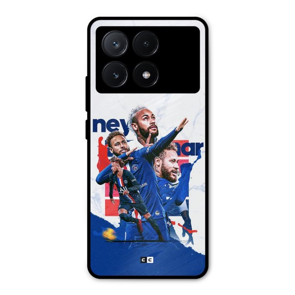 Tropical Sensation Metal Back Case for Poco X6 Pro
