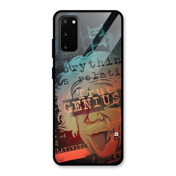 True Genius Glass Back Case for Galaxy S20