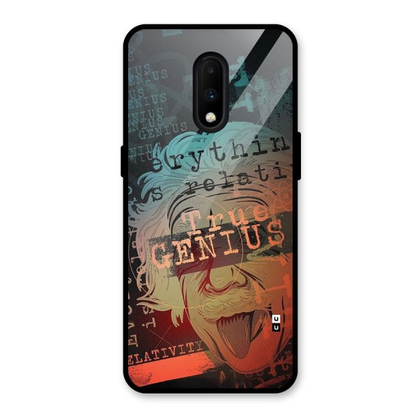 True Genius Glass Back Case for OnePlus 7