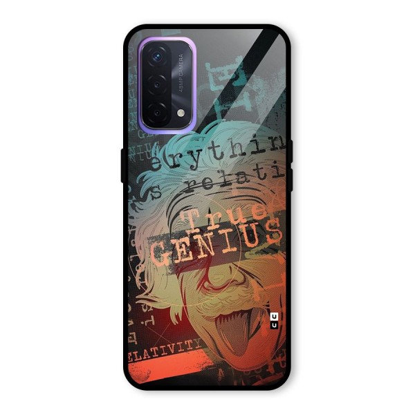 True Genius Glass Back Case for Oppo A74 5G