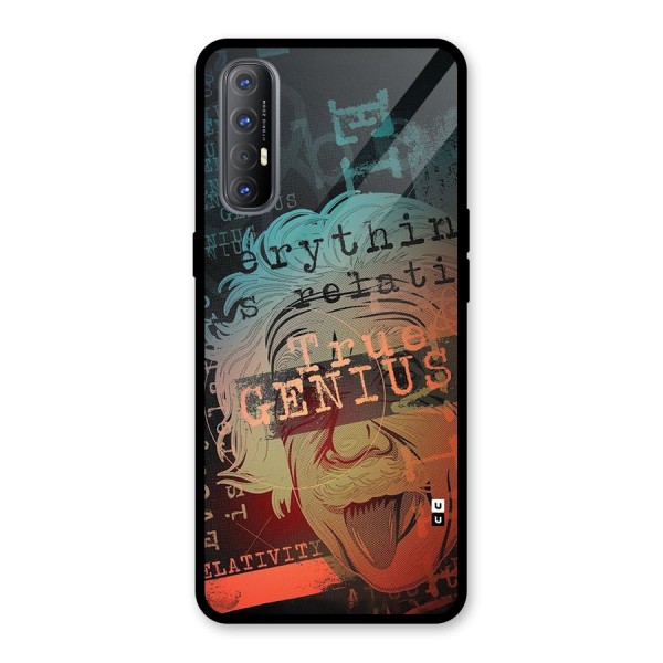 True Genius Glass Back Case for Oppo Reno3 Pro