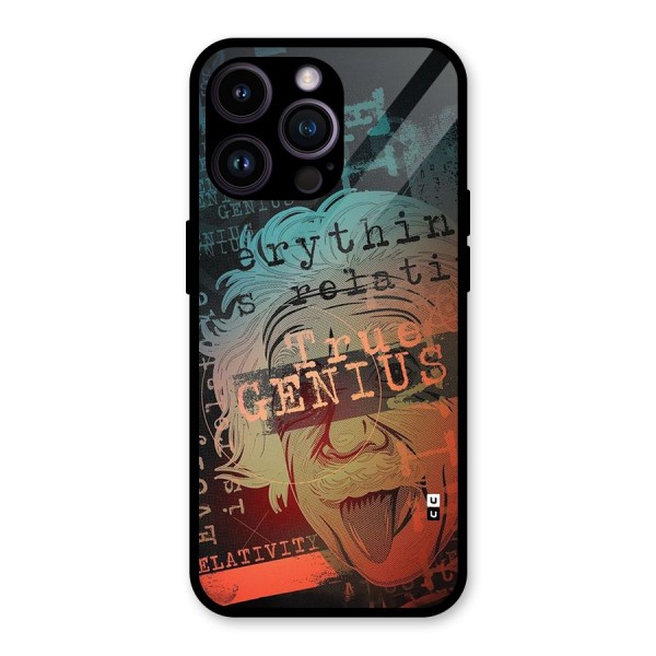 True Genius Glass Back Case for iPhone 14 Pro Max