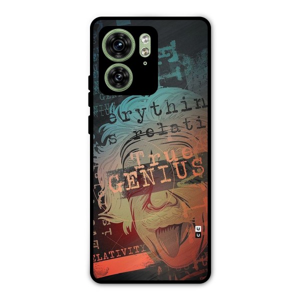 True Genius Metal Back Case for Motorola Edge 40 5G