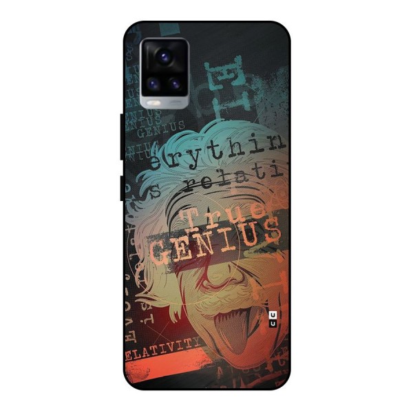 True Genius Metal Back Case for Vivo V20
