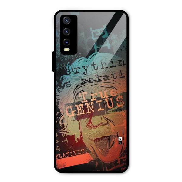 True Genius Metal Back Case for Vivo Y20i