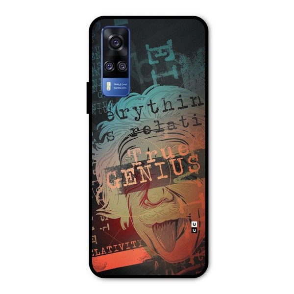 True Genius Metal Back Case for Vivo Y51A