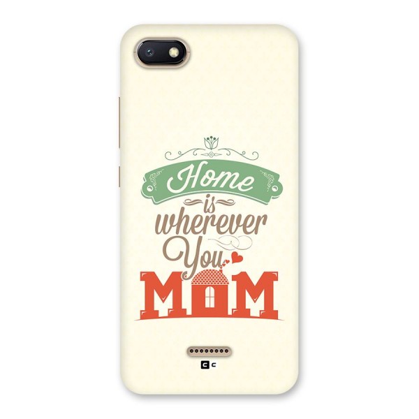 True Home Back Case for Redmi 6A