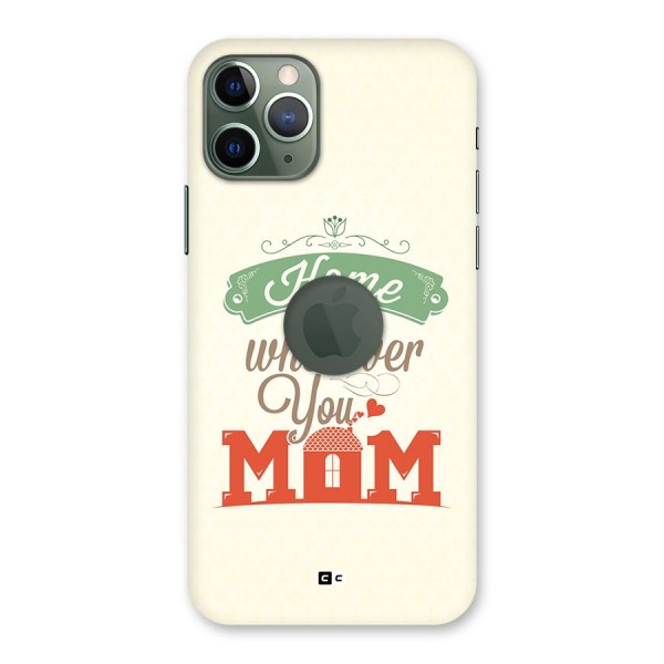 True Home Back Case for iPhone 11 Pro Logo Cut