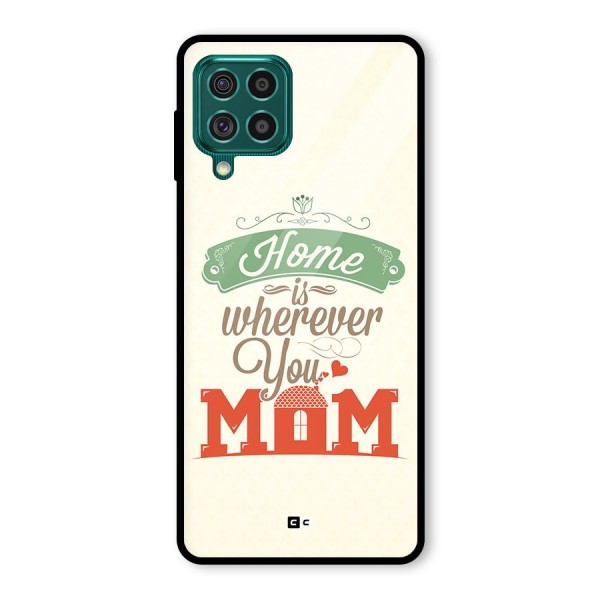 True Home Glass Back Case for Galaxy F62