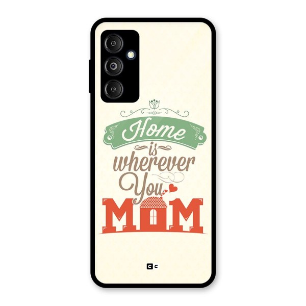 True Home Glass Back Case for Galaxy M14 5G