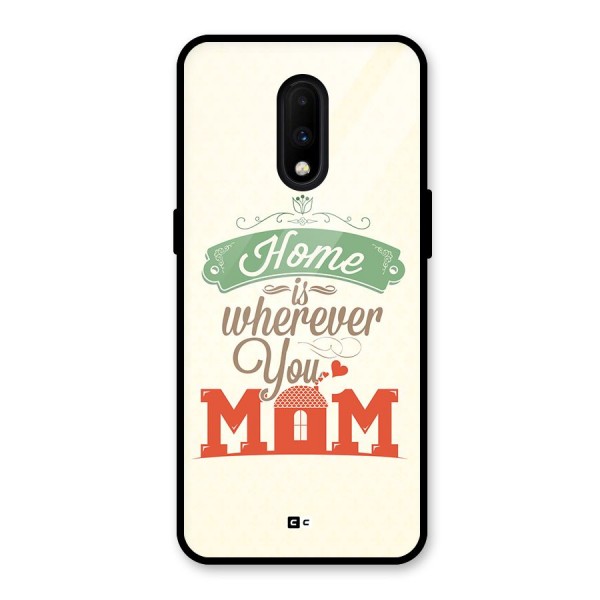True Home Glass Back Case for OnePlus 7