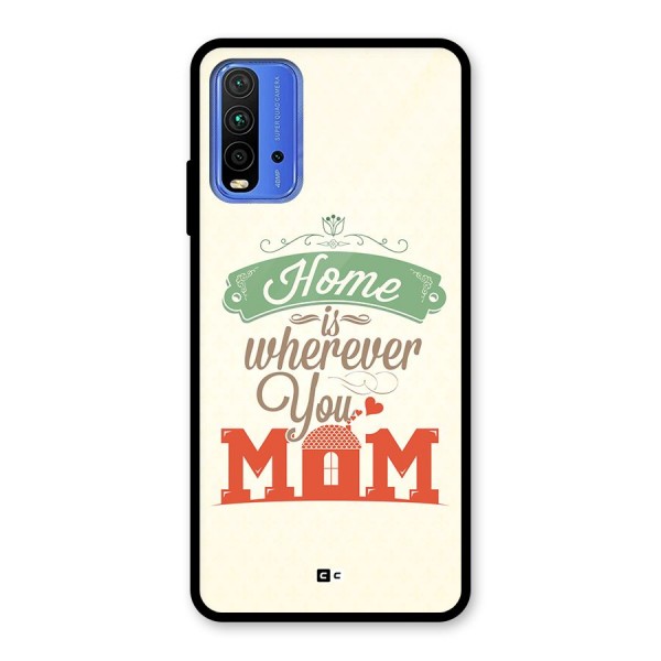 True Home Glass Back Case for Redmi 9 Power