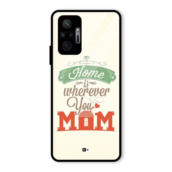 True Home Glass Back Case for Redmi Note 10 Pro Max