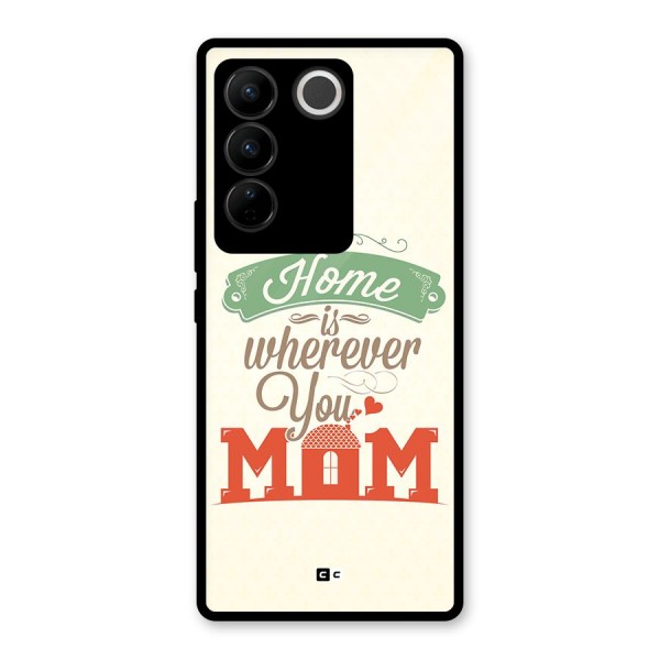 True Home Glass Back Case for Vivo V27