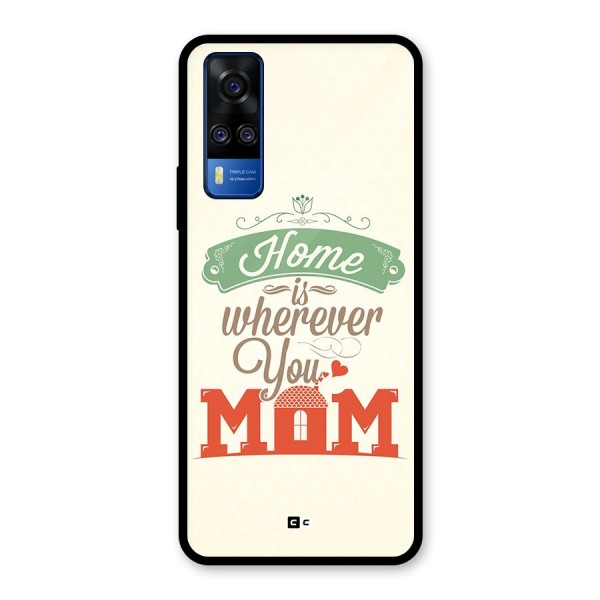 True Home Glass Back Case for Vivo Y51