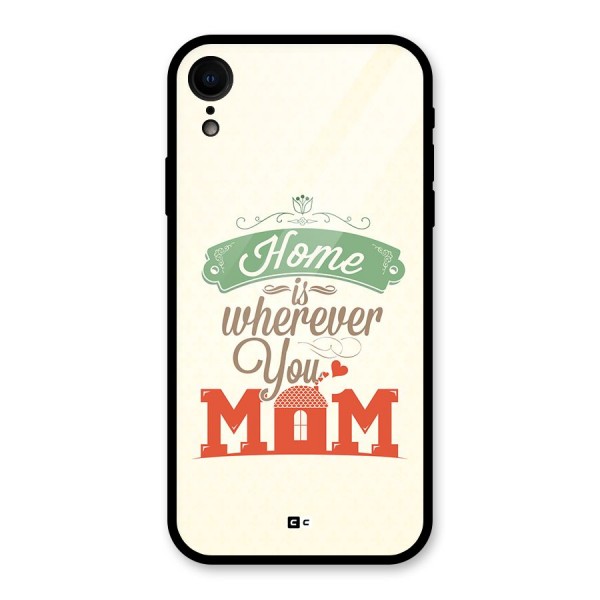 True Home Glass Back Case for iPhone XR