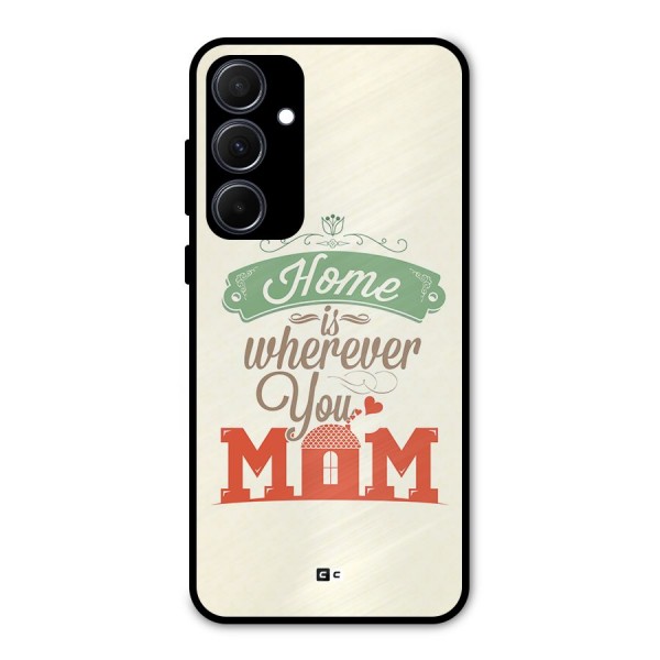 True Home Metal Back Case for Galaxy A35
