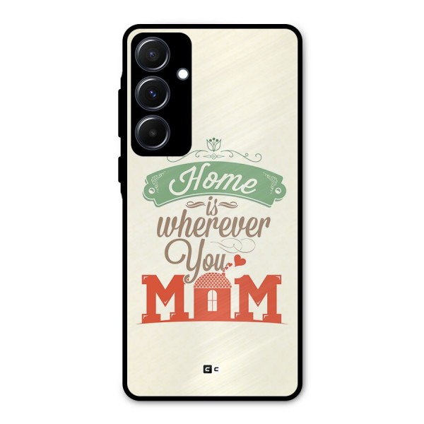 True Home Metal Back Case for Galaxy A55