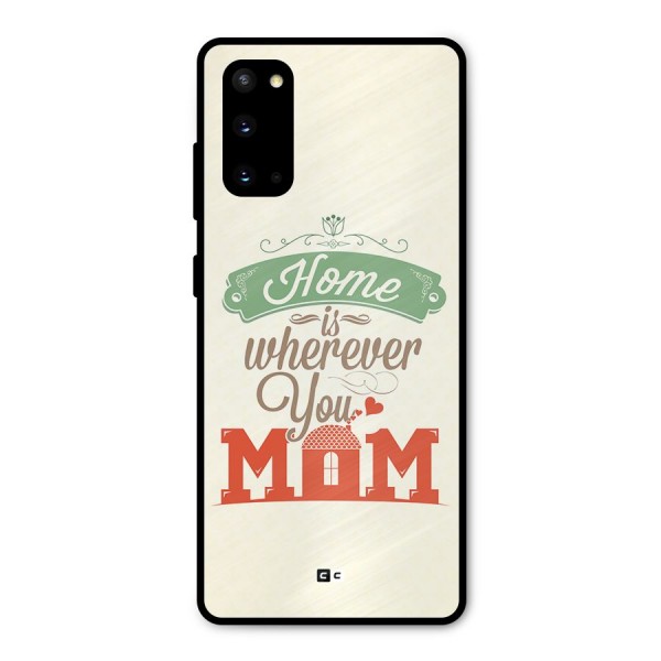 True Home Metal Back Case for Galaxy S20
