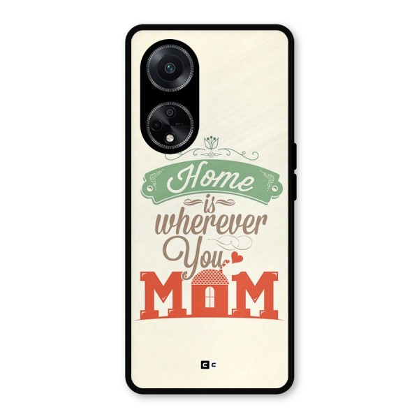 True Home Metal Back Case for Oppo F23