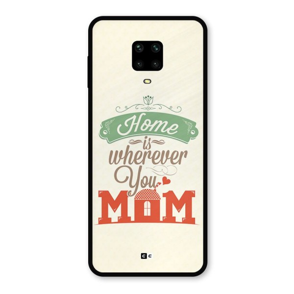 True Home Metal Back Case for Redmi Note 9 Pro Max