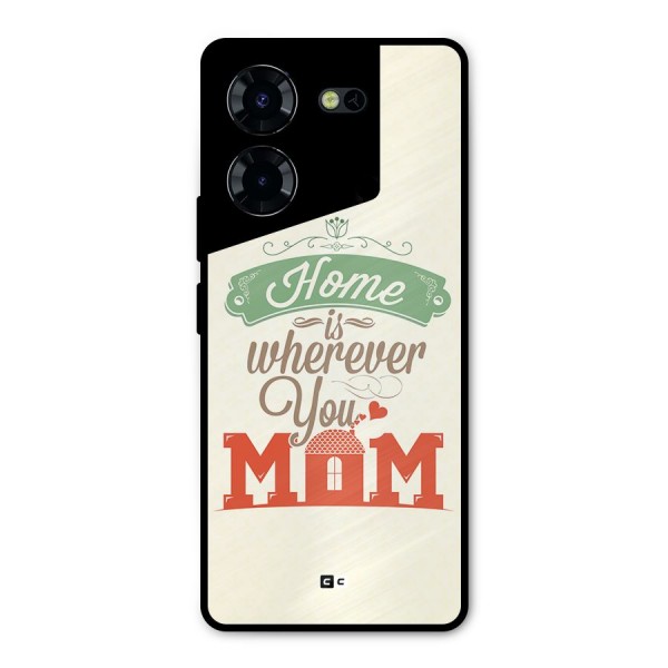 True Home Metal Back Case for Tecno Pova 5 Pro 5G
