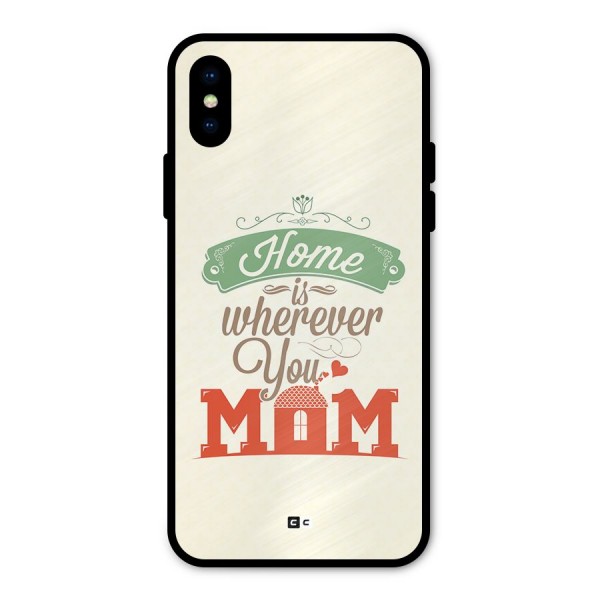 True Home Metal Back Case for iPhone XS