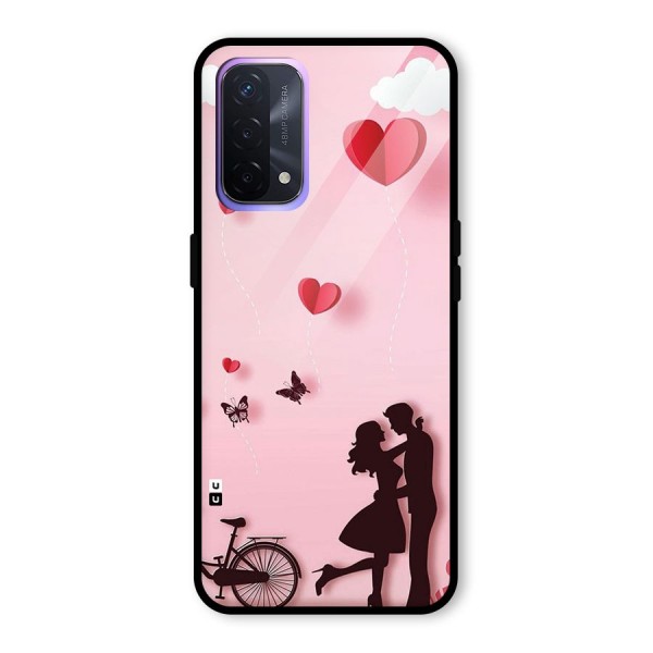 True Love Glass Back Case for Oppo A74 5G