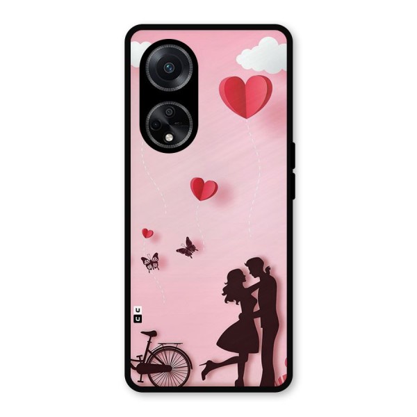 True Love Metal Back Case for Oppo F23