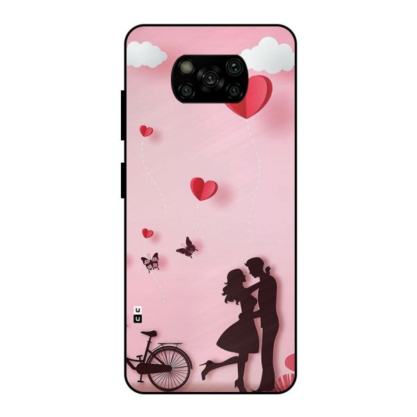 True Love Metal Back Case for Poco X3