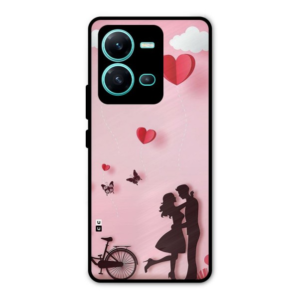 True Love Metal Back Case for Vivo V25