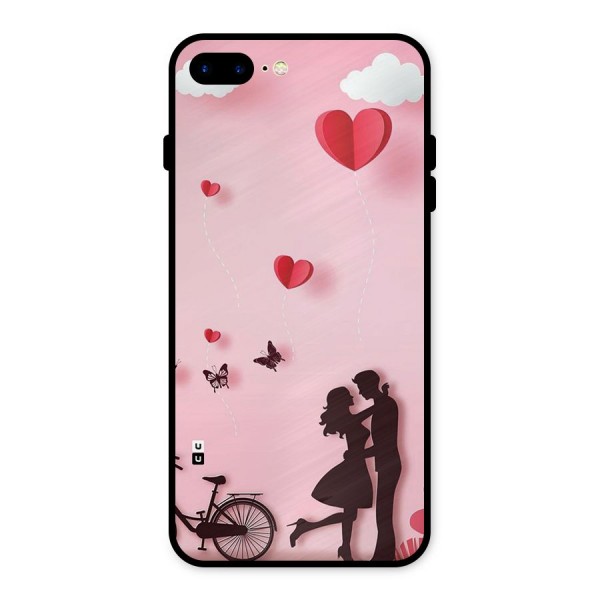 True Love Metal Back Case for iPhone 8 Plus