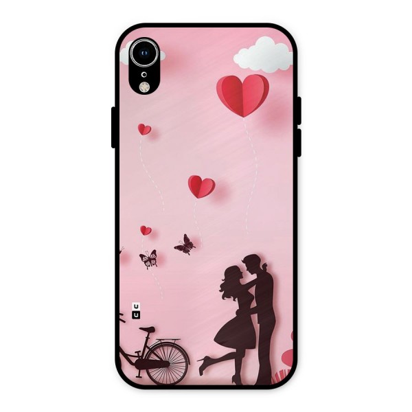 True Love Metal Back Case for iPhone XR