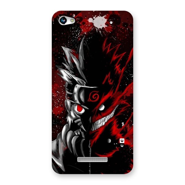 Two Face Naruto Back Case for Micromax Hue 2