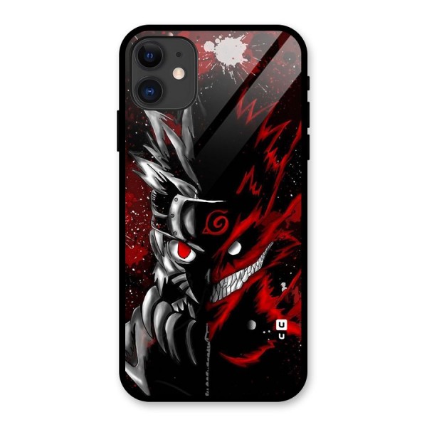 Two Face Naruto Glass Back Case for iPhone 11
