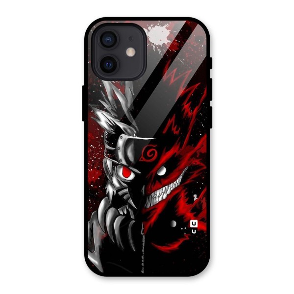 Two Face Naruto Glass Back Case for iPhone 12