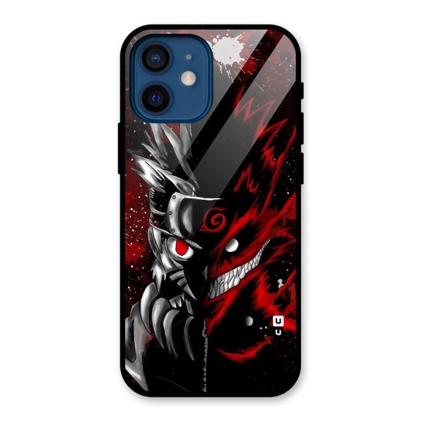 Two Face Naruto Glass Back Case for iPhone 12 Mini