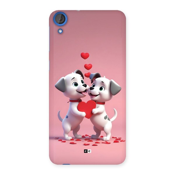 Two Puppies Together Back Case for Desire 820s