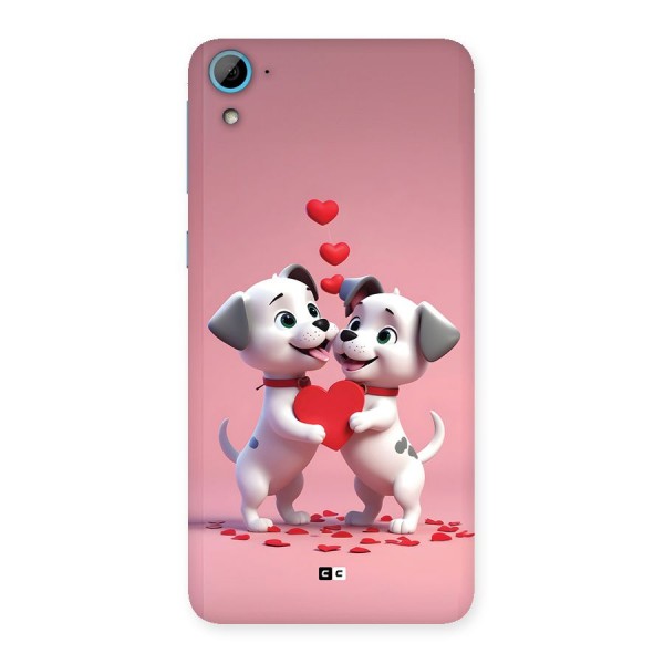 Two Puppies Together Back Case for Desire 826