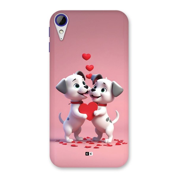 Two Puppies Together Back Case for Desire 830