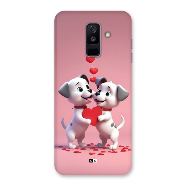 Two Puppies Together Back Case for Galaxy A6 Plus