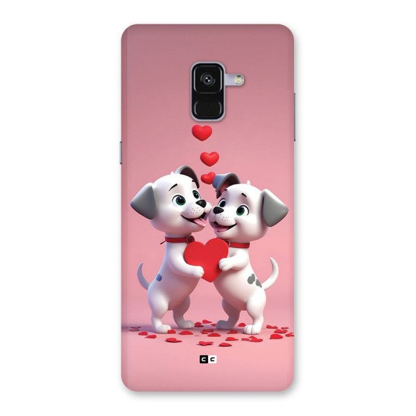 Two Puppies Together Back Case for Galaxy A8 Plus