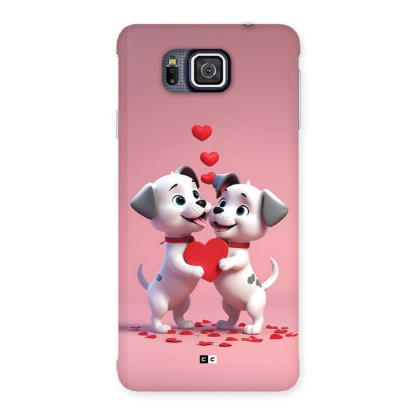 Two Puppies Together Back Case for Galaxy Alpha