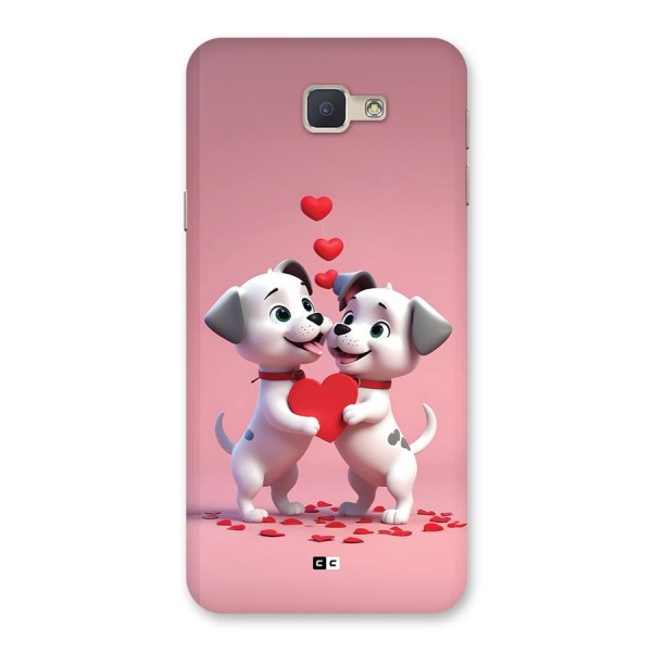 Two Puppies Together Back Case for Galaxy J5 Prime