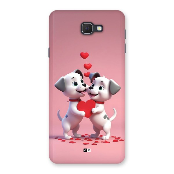 Two Puppies Together Back Case for Galaxy J7 Prime