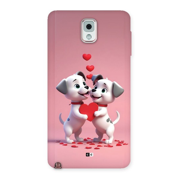 Two Puppies Together Back Case for Galaxy Note 3