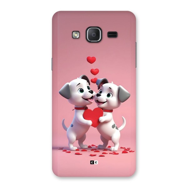 Two Puppies Together Back Case for Galaxy On7 2015