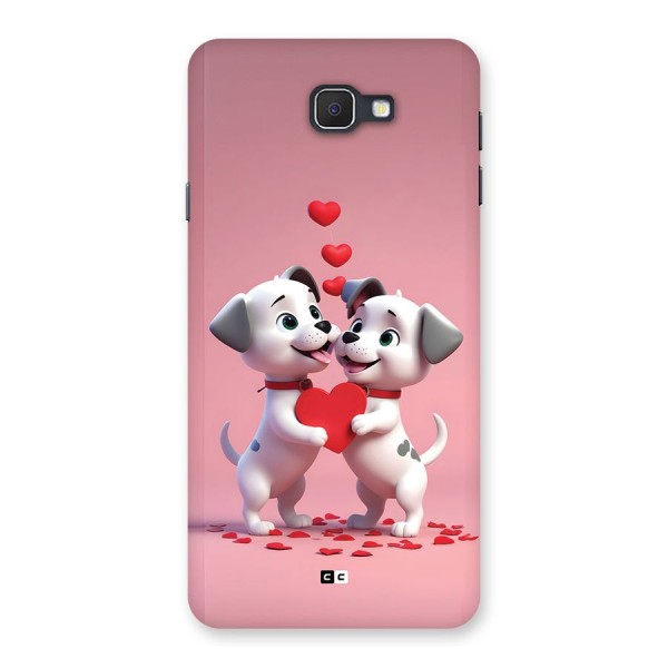 Two Puppies Together Back Case for Galaxy On7 2016
